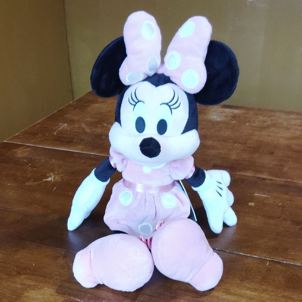 Disney Pink and Black Stuffed Animals